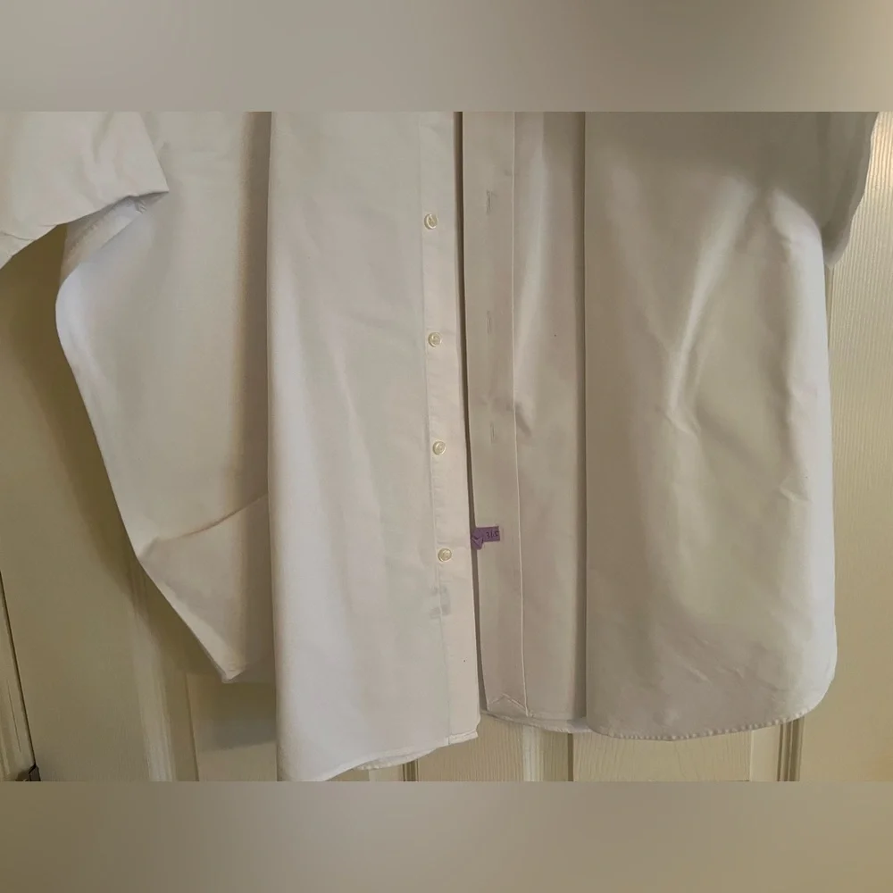 Ralph Lauren Men’s White Short Sleeve Button Down Shirt 3XB - Picture 3 of 7